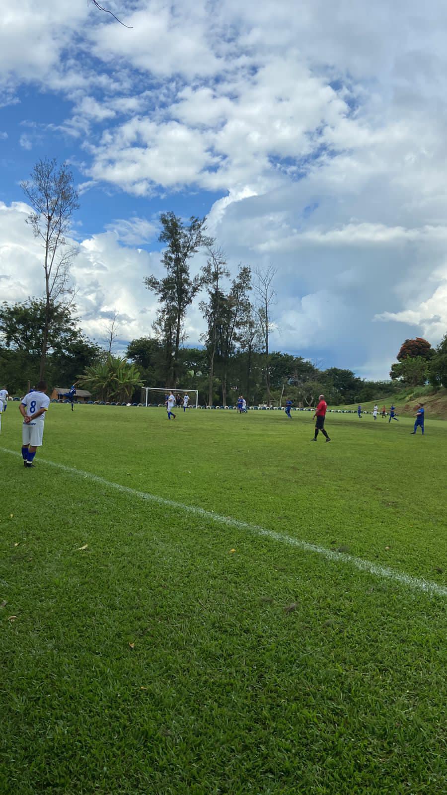 Campo de futebol gramado